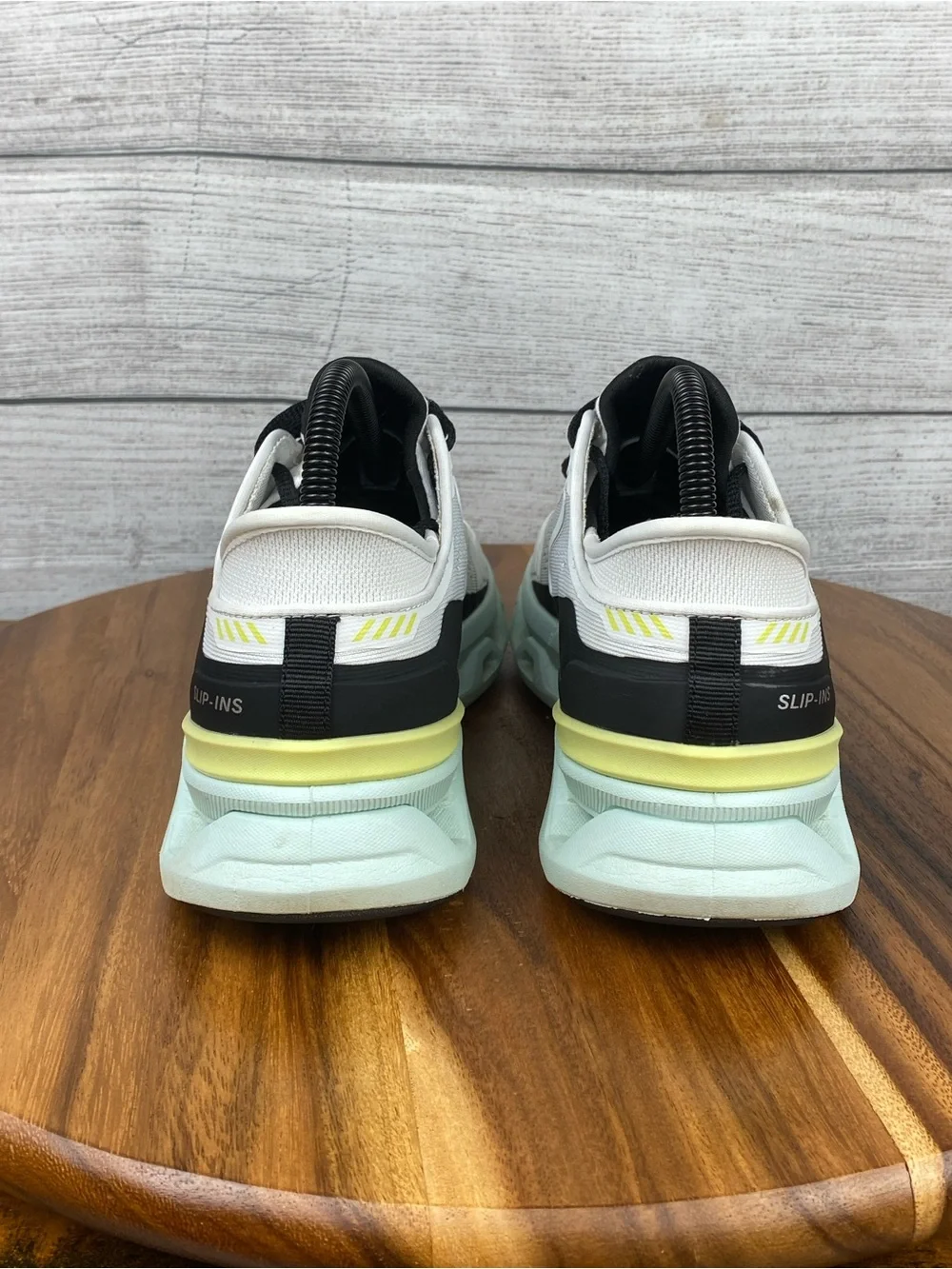 Skechers Slip-ins Glide Step Altus White Blue Running Shoes Women’s Size 7